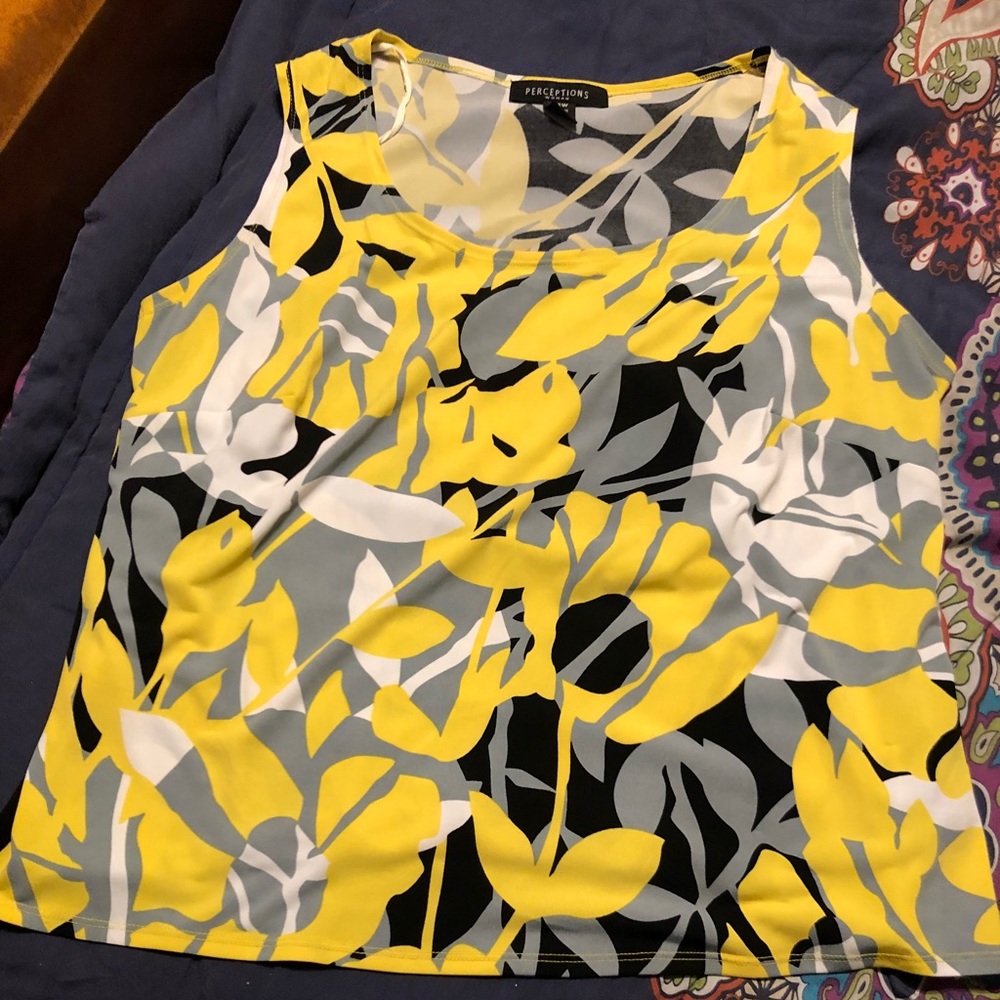 Perceptions Sleeveless Career top